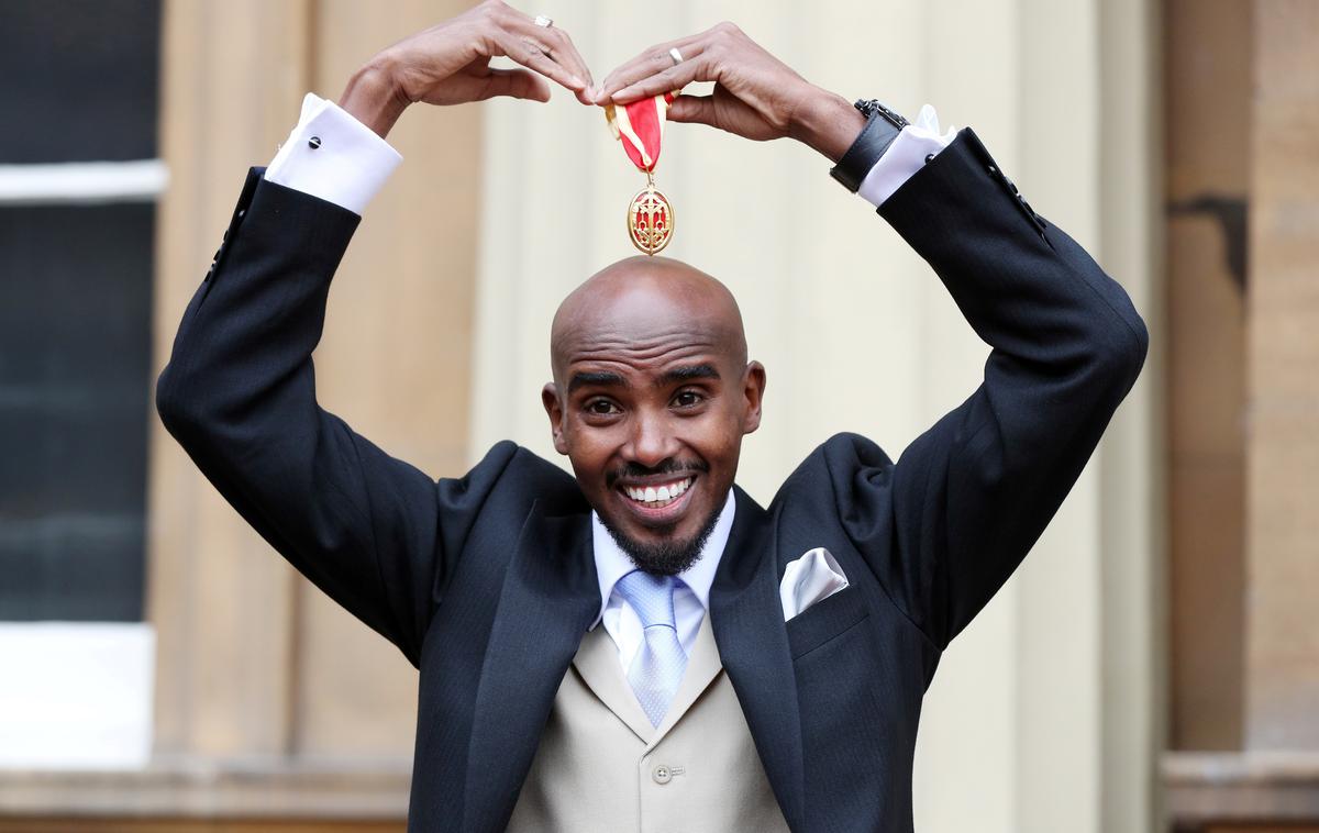 Mo Farah | Mo Farah je v Veliki Britaniji tako priljubljen, da si je celo prislužil plemiški naziv Sir. | Foto Reuters