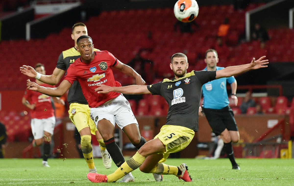 Manchester United, Anthony Martial, Southampton | Manchester United je vknjižil točko. | Foto Reuters