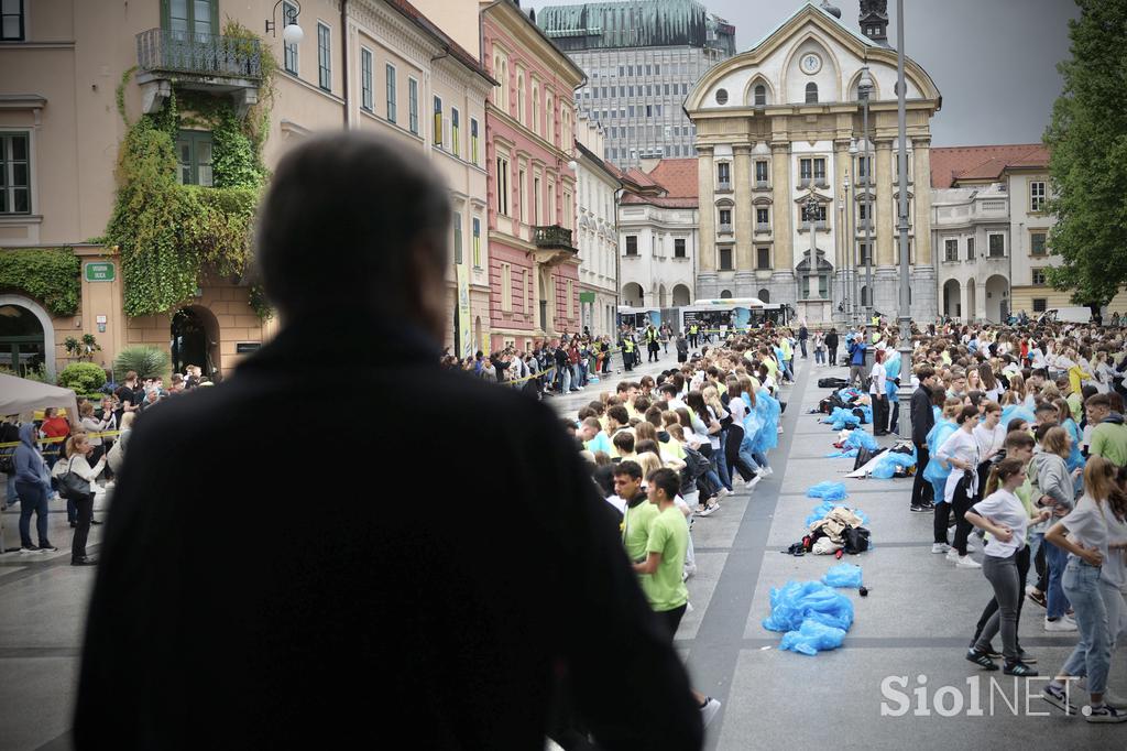 Parada ljubljanskih maturantov