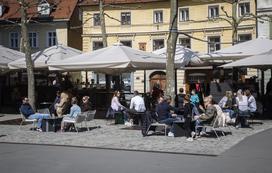 Odprtje gostinskih teras v Ljubljani