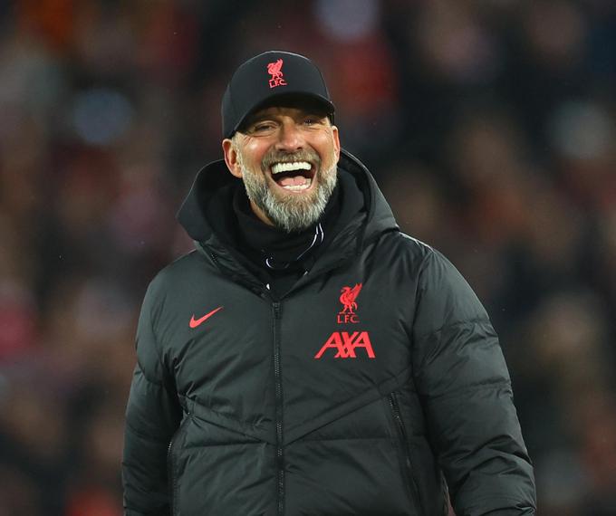 Jürgen Klopp je bil po zmagi razumljivo navdušen. | Foto: Reuters