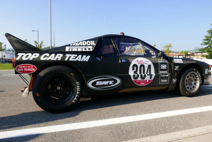 Dirkalnik lancia 037 rally iz osemdesetih let | Foto: Gregor Pavšič