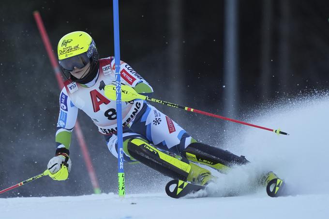 Neja Dvornik je drugo vožnjo začela s petega izhodišča, a po dobri vožnji naredila napako in odstopila. | Foto: Guliverimage