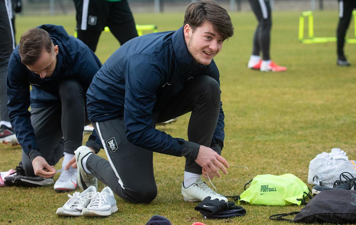 Gal Kurež | Olimpiji je zmago na gostovanju na Hrvaškem zagotovil Gal Kurež, eden izmed desetih zmajev, mlajših od 20 let, ki so zaigrali na tekmi proti Opatiji. | Foto Vid Ponikvar