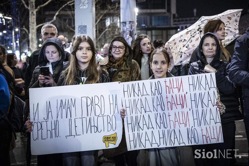 Protesti Beograd 14.03.2025