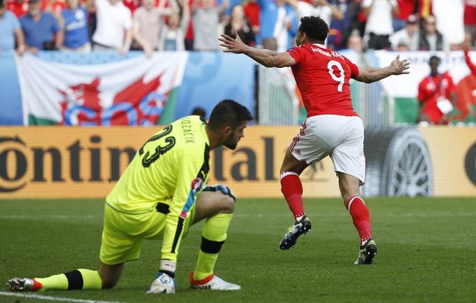 Hal Robson-Kanu je odločil zmagovalca, saj je dosegel zadetek za končnih 2:1. | Foto: 