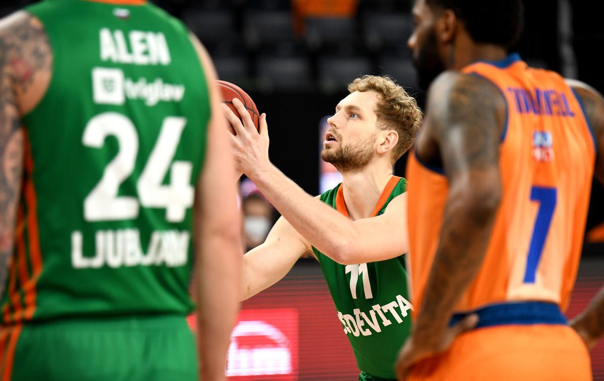 EuroCup: Ulm - Cedevita Olimpija | Olimpija je s 104:96 zmagala v Ulmu. | Foto KK Cedevita Olimpija/Tine Ružič