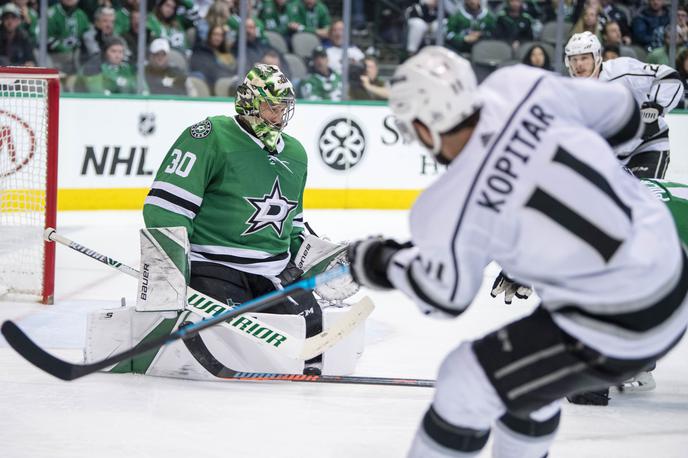 Anže Kopitar Dallas | Anže Kopitar je pomagal Kraljem do zmage na gostovanju v Dallasu. | Foto Reuters