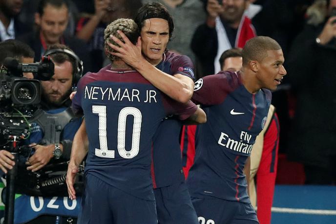 Cavani Mbappe Neymar | Foto Reuters