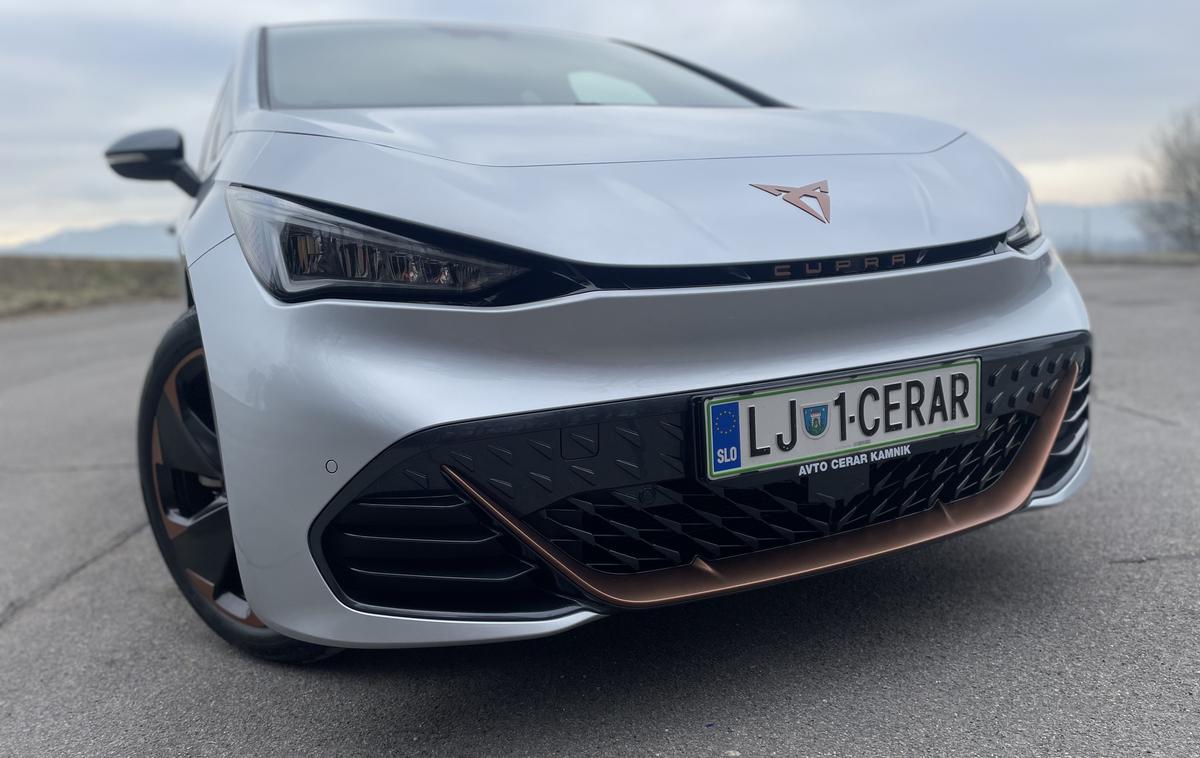 Cupra born | Uspešen začetek leta za električni cupra born. | Foto Gregor Pavšič