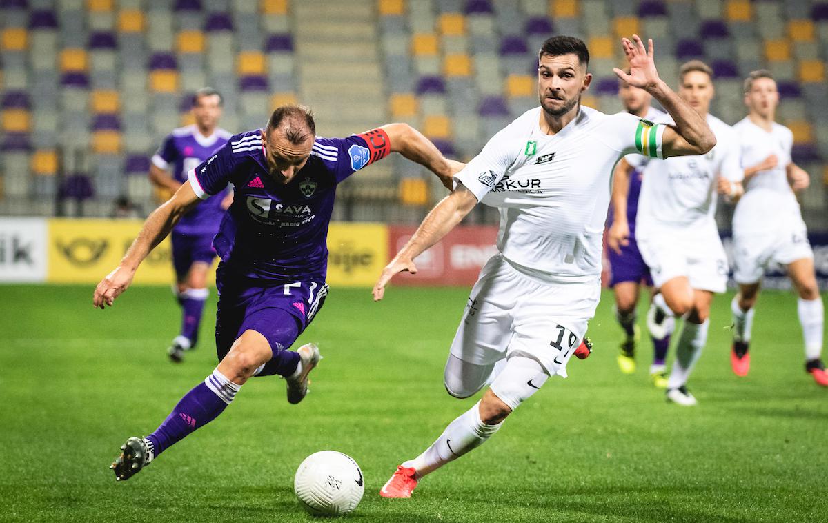 Maribor Olimpija | Maribor in Olimpija sta se prvič v tej sezoni pomerila 4. oktobra v Ljudskem vrtu in se razšla brez zmagovalca (1:1). | Foto Blaž Weindorfer/Sportida