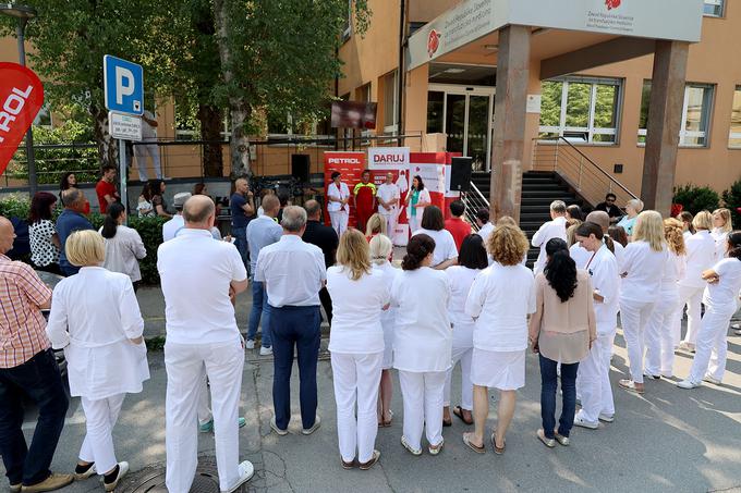 Dogodek ob dnevu slovenskega krvodajalstva. | Foto: 