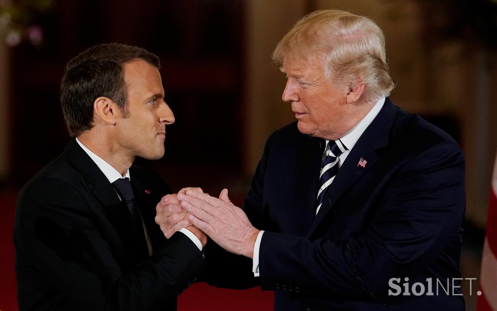 Trump in Macron