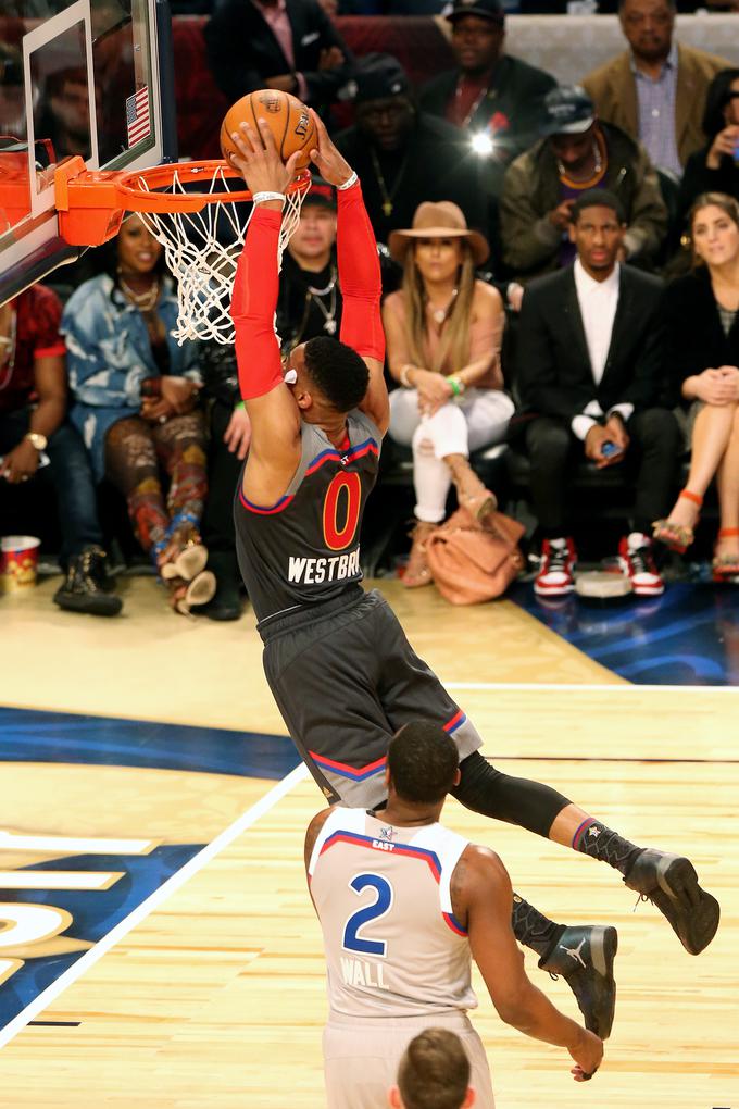 Russell Westbrook je bil razigran v New Orleansu. | Foto: Guliverimage/Getty Images