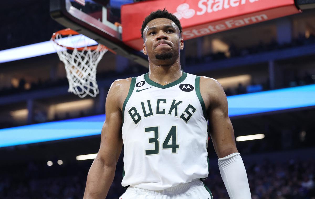 Giannis Antetokounmpo | Giannis Antetokounmpo in Milwaukee Bucks sta se dogovorila za podaljšanje sodelovanja. | Foto Reuters