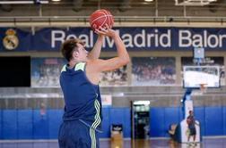 Luka Dončić se že poti v dresu Real Madrida