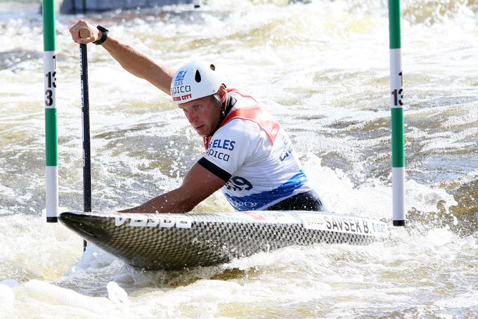 V finalni vožnji je Benjamin Savšek še izboljšal svoj čas in konkurenco pustil daleč zadaj. | Foto: Nina Jelenc