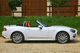 Fiat 124 spider - fotogalerija prve vožnje novega modela