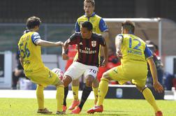 Kurtić v Rimu pri Laziu brez točk, Chievo do remija z Milanom