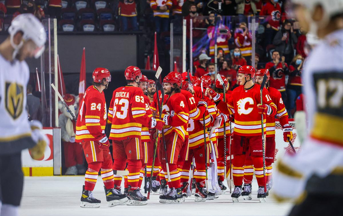 Calgary Flames | Calgary je s kar 6:0 odpravil Vegas. | Foto Guliverimage