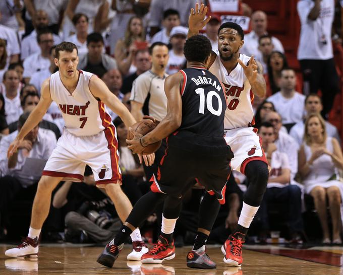 Goran Dragić in Udonis Haslem ostajata soigralca. | Foto: Getty Images