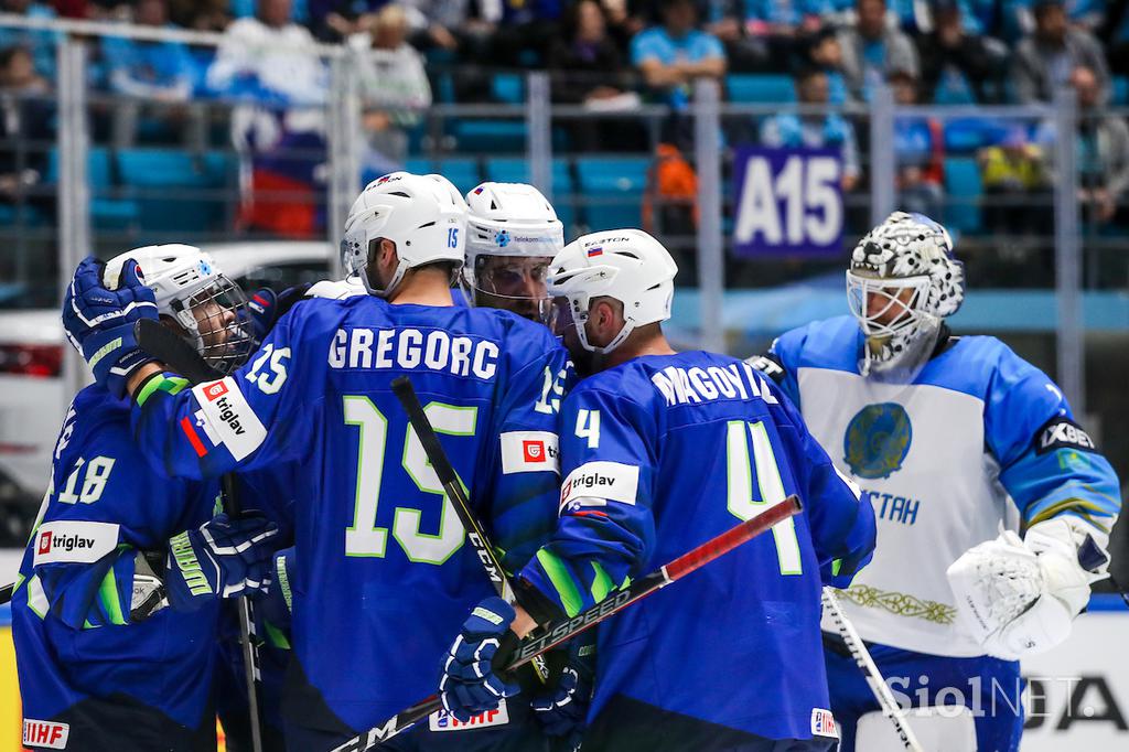 Slovenija Kazahstan svetovno prvenstvo v hokeju 2019