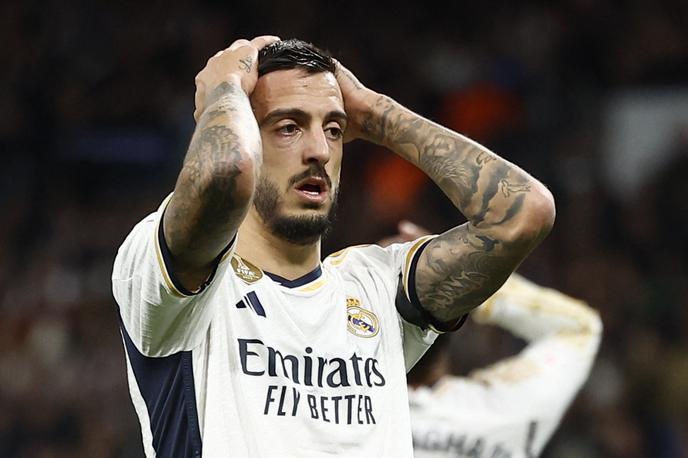 Joselu | Napadalec Reala Joselu po eni izmed zapravljenih priložnosti proti Rayo Vallecanu. | Foto Reuters