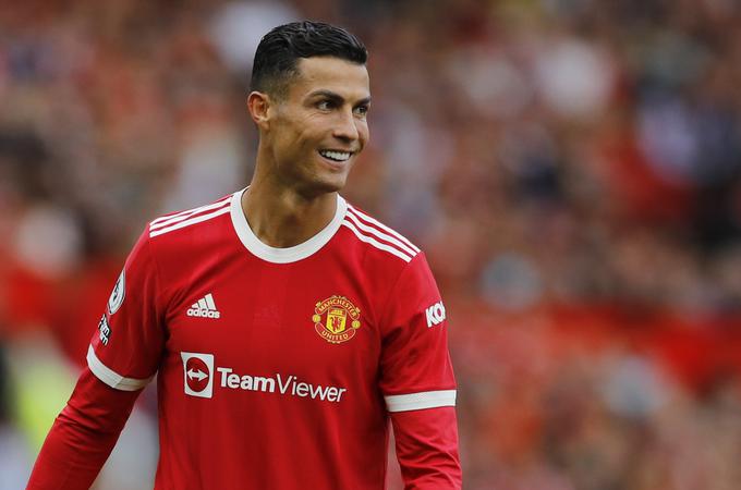 V dresu Manchester Uniteda uživa. CR7 že dolgo ni bil videti tako srečen. | Foto: Reuters