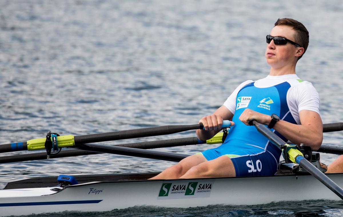 Isak Žvegelj | Isak Žvegelj si je pot na kvalifikacije zagotovil v neposrednem internem dvoboju z Ljubljančanom Filipom Matejem Pfeiferjem pretekli teden na Bledu. | Foto Vid Ponikvar