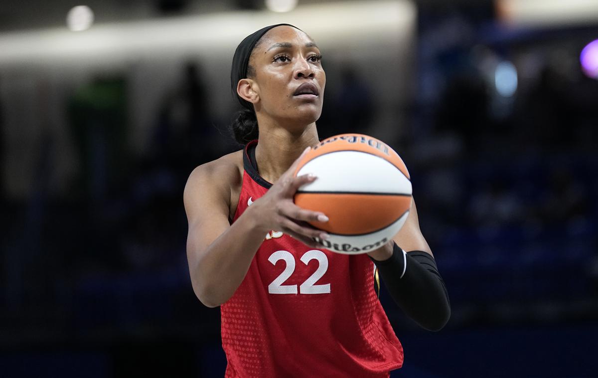 A'ja Wilson | Ameriška košarkarica A'ja Wilson je dosegla rekord v severnoameriški ligi WNBA. | Foto Guliverimage