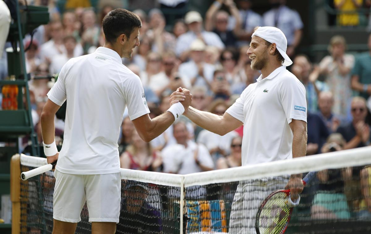 Novak Đoković Denis Kudla | Novak Đoković je v treh nizih preskočil ameriško oviro v 3. krogu. | Foto Reuters