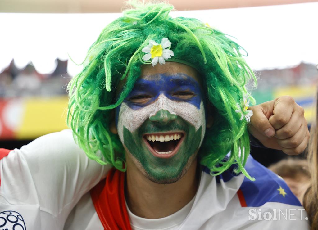 Euro 2024 Frankfurt Slovenija Portugalska navijači