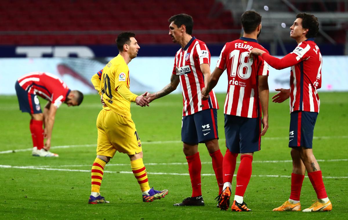 Atletico Madrid : Barcelona | Atletico Madrid je v soboto zmagal z 1:0. | Foto Reuters