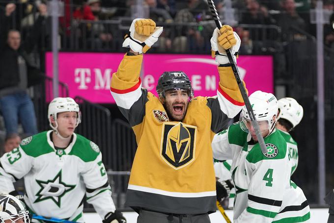 Max Pacioretty je dosegel odločilni gol za zmago Vegasa proti Dallasu (5:4).  | Foto: Guliverimage/Vladimir Fedorenko