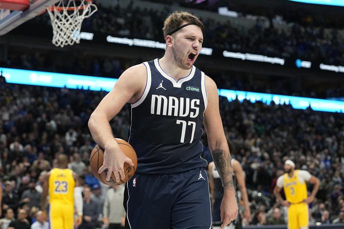 Luka Dončić 2023 Dallas Lakers | Luka Dončić je proti vsem klubom v ligi NBA dosegel že najmanj 35 točk. Izjema je le še Dallas. | Foto Guliverimage