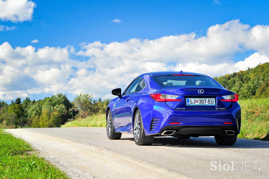 Lexus RC - fotogalerija testnega vozila