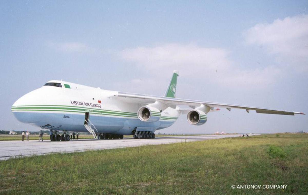 Antonov letalo Libija | Tovorni antonov An-124, ki je v lasti Libije. | Foto Antonov Airlines