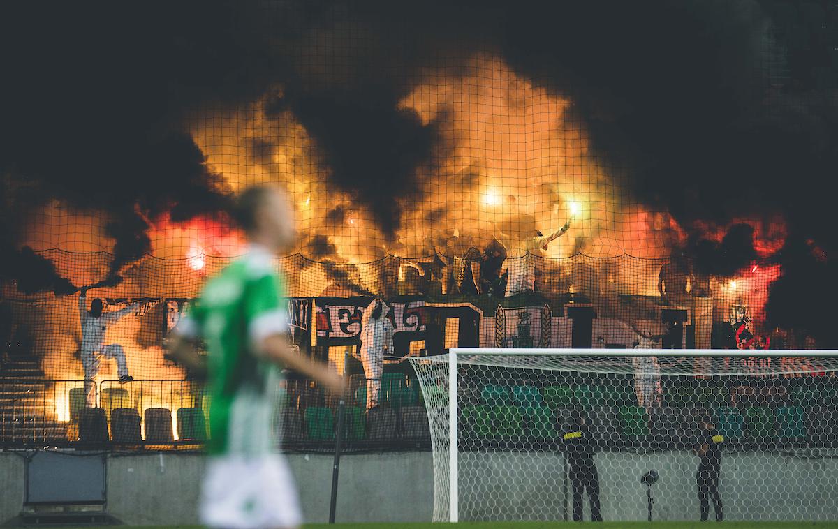 NK Olimpija : Differdange, kvalifikacije konferenčna liga, Green Dragons | Navijaška skupina Green Dragons želi izboljšati odnos z NZS. | Foto Grega Valančič/Sportida