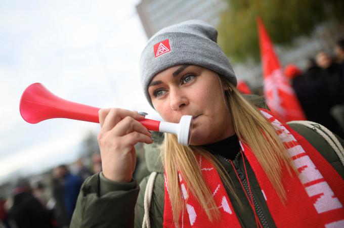 Protest delavcev Volkswagna | Foto: Reuters