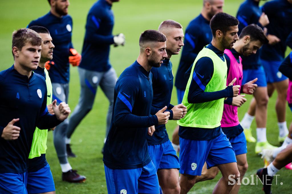 trening slovenske nogometne reprezentance, Stožice, San Marino