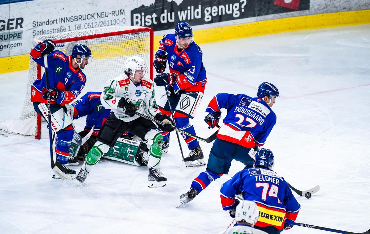 HK Olimpija Innsbruck | Zmaji so v Innsbrucku doživeli poraz. | Foto HC Innsbruck