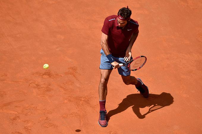 Roger Federer je svoj zadnji dvoboj na pesku igral pred tremi leti na turnirju v Rimu. | Foto: Gulliver/Getty Images