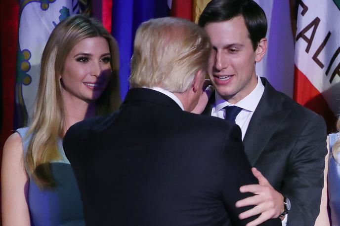 Ivanka Trump, Donald Trump, Jared Kushner | Foto Getty Images