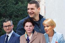 Zoran Stevanović, Marjan Šarec, Alenka Bratušek, Aleksandra Pivec