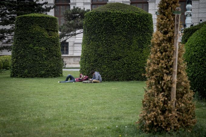 Kakovost bivanja v mestnem prostoru med drugim zagotavljajo predeli brez prometa in zelenice.  | Foto: Ana Kovač