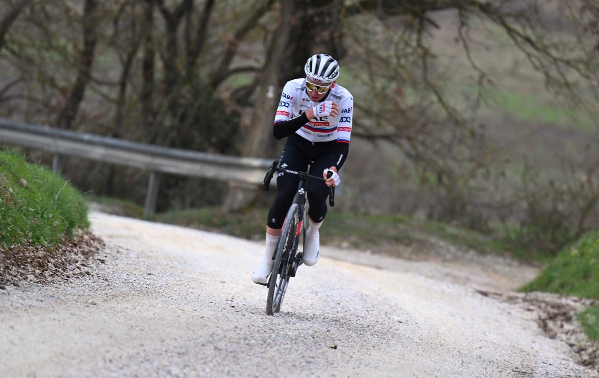 Tadej Pogačar | Tadej Pogačar bo iskal način, kako premagati tekmece na klasiki Milano–Sanremo, ki bi jo rad osvojil. | Foto Guliverimage