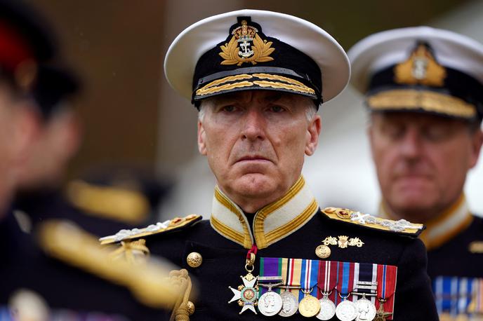 britanski admiral Tony Radakin | Britanski admiral Tony Radakin pravi, da razmere nikdar prej v njegovi karieri niso bile bolj negotove kot danes. | Foto Guliverimage