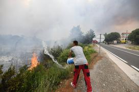 Posledice požara v Dalmaciji