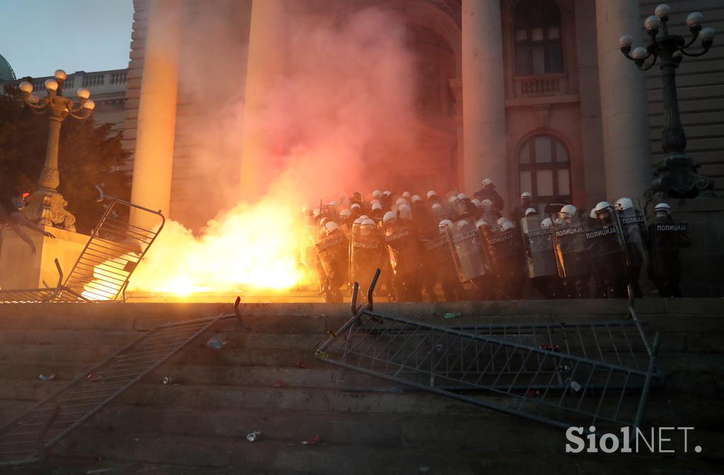 Protesti v Beogradu