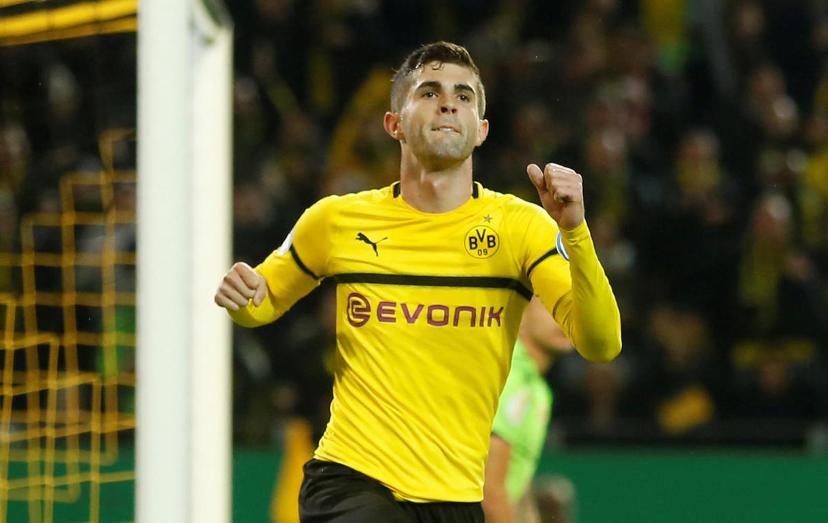 Christian Pulisic | Christian Pulisic je pol leta pred iztekom pogodbe pri Borussii podpisal za Chelsea. Za modre bo zanimivo zaigral šele v naslednji sezoni. | Foto Reuters